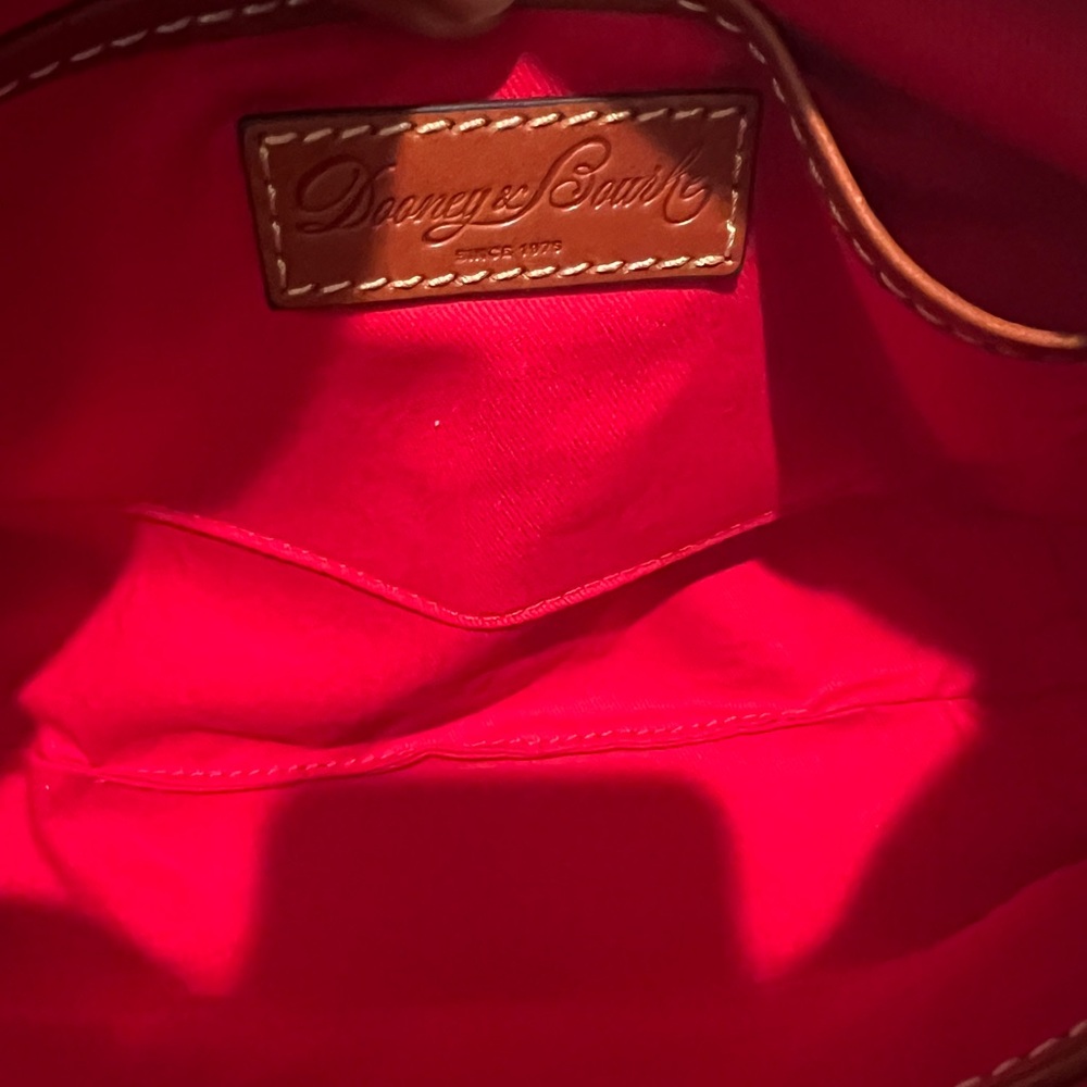 DOONEY & BOURKE French Blue Pebble Grain Leather Baguette Bag - Picture 3 of 13